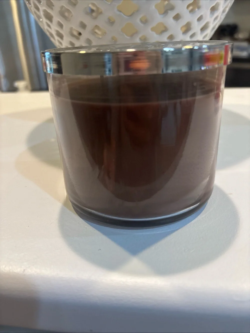 Bath & Body Works Hot Cocoa & Cream Jar Candle — Brown NEW